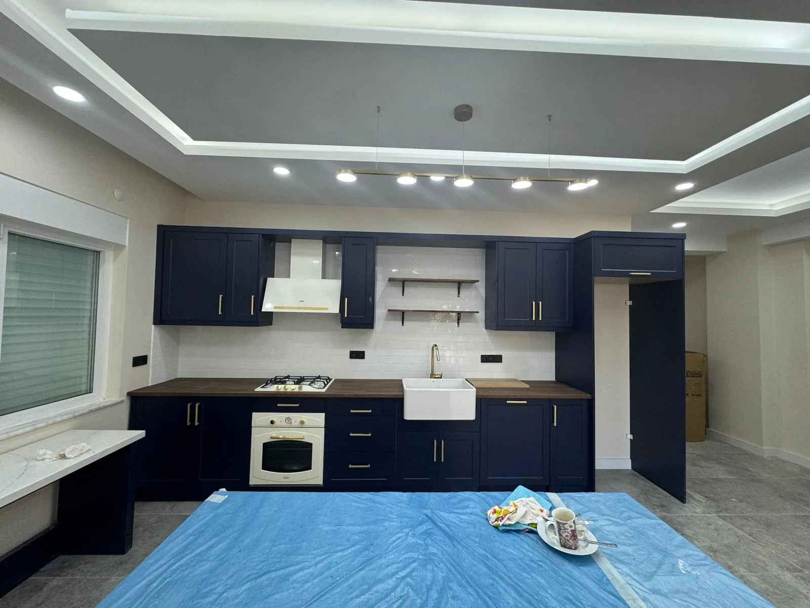 Lacivert Modern Villa — Komple İç Mekân - fotograf 1